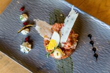 RS Villnoess Geisleralm Essen Gastro Tartar
